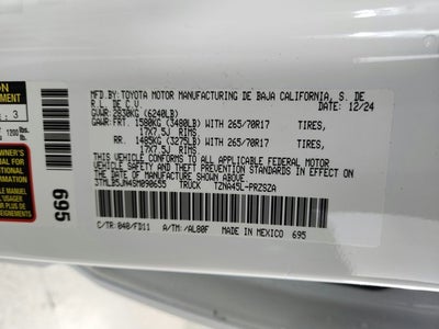 2025 Toyota Tacoma 4WD SR5