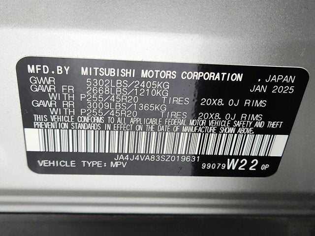 2025 Mitsubishi Outlander SE