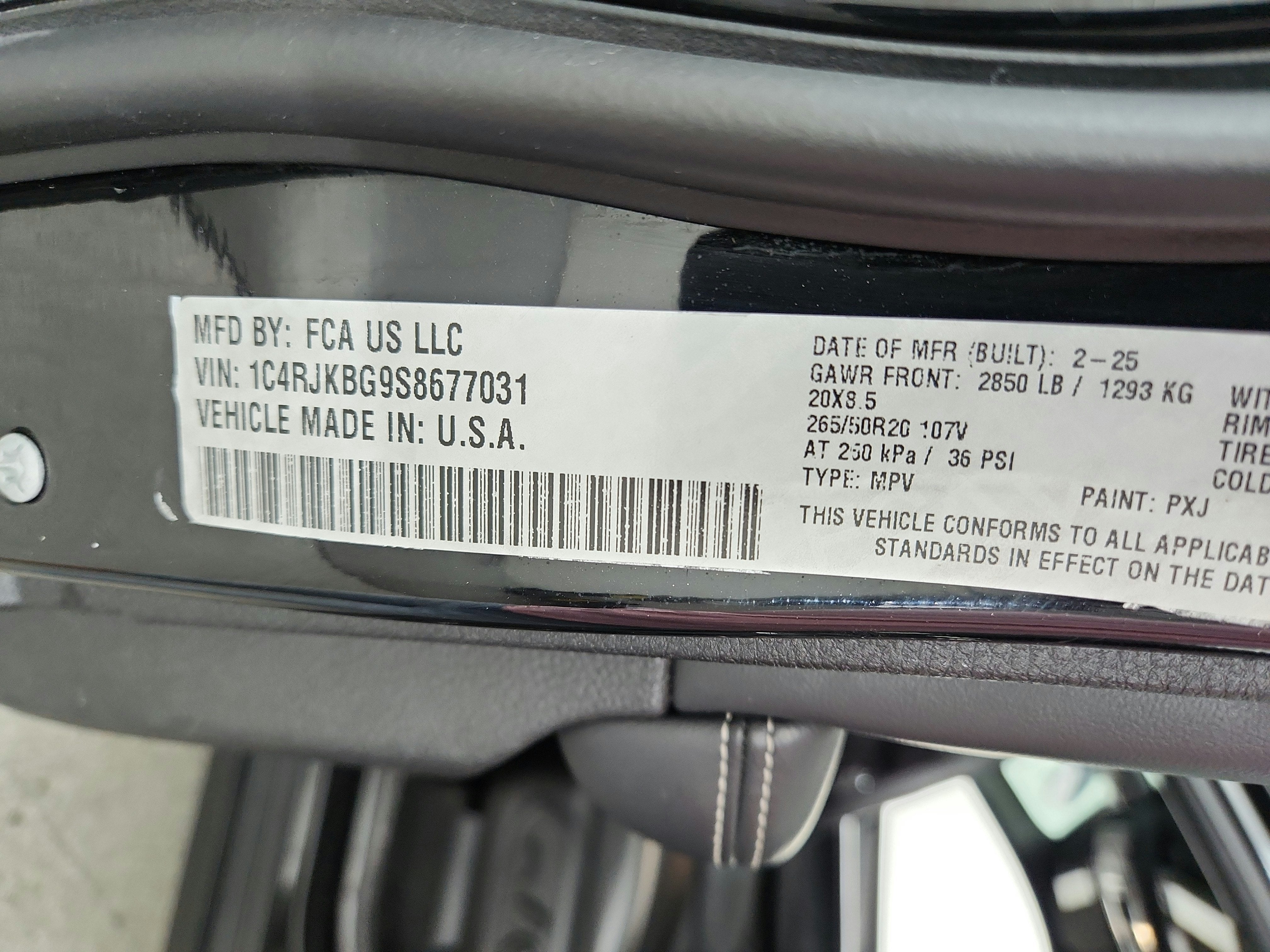 2025 Jeep Grand Cherokee L Limited 4x4