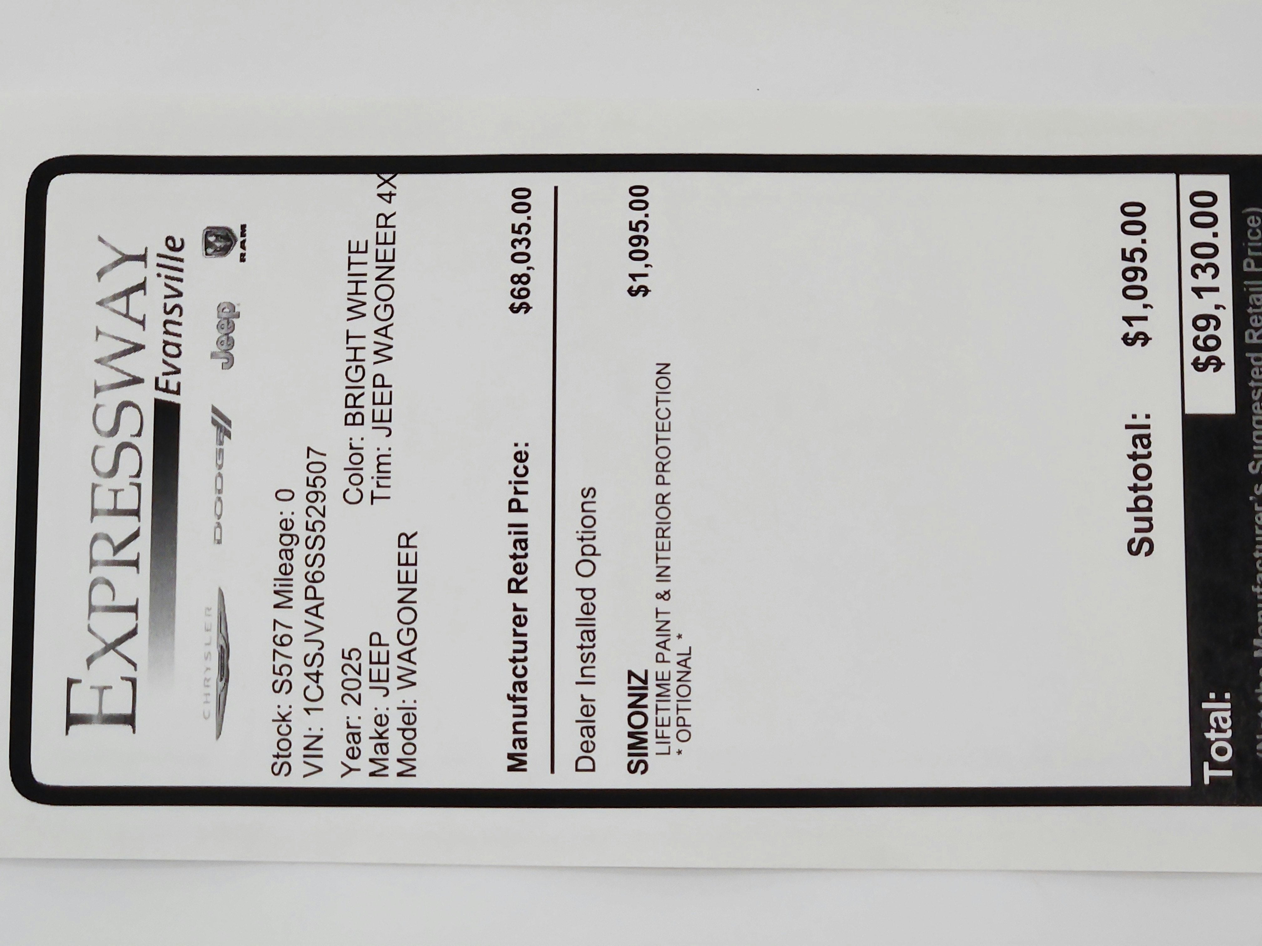 2025 Jeep Wagoneer BASE