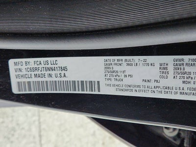 2022 RAM 1500 Laramie