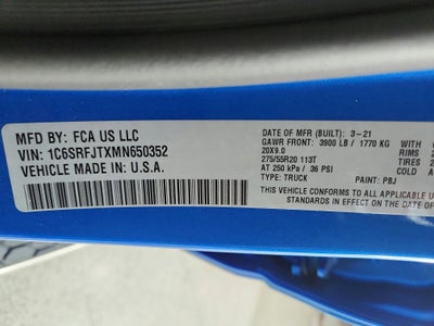 2021 RAM 1500 Laramie