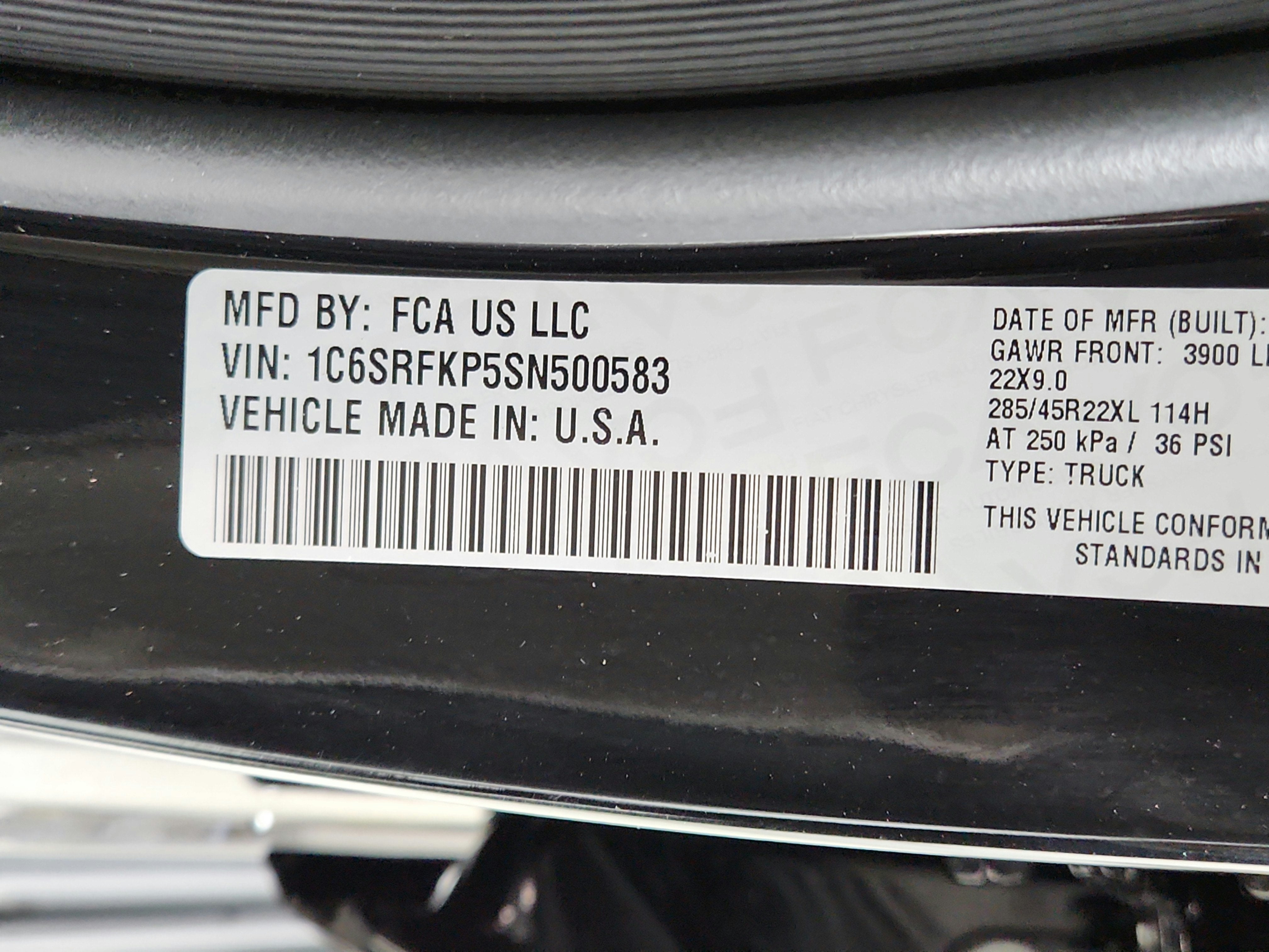 2025 RAM 1500 Tungsten