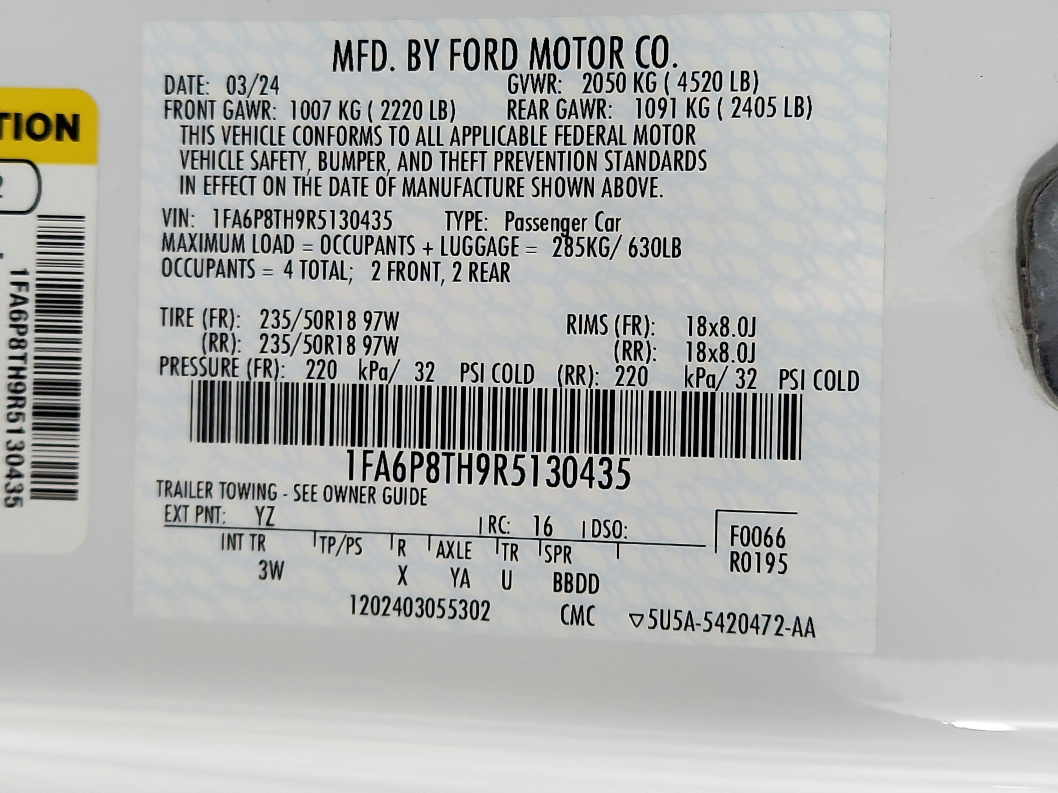 2024 Ford Mustang EcoBoost Premium