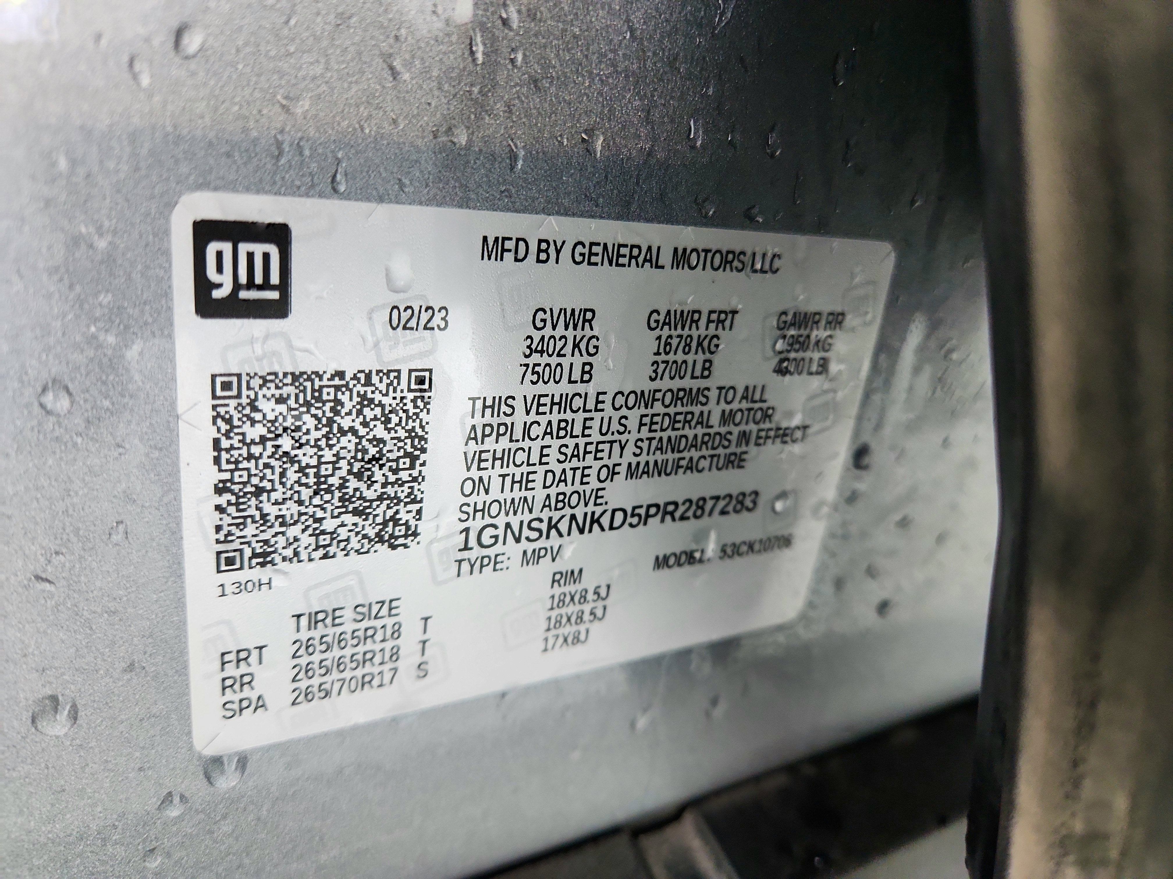 2023 Chevrolet Tahoe LT