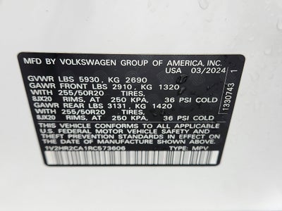 2024 Volkswagen Atlas 2.0T SE w/Technology