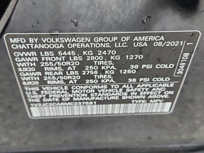 2021 Volkswagen Atlas Cross Sport 2.0T SE w/Technology FWD