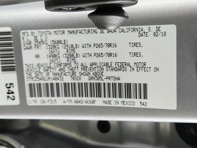 2018 Toyota Tacoma TRD Off Road