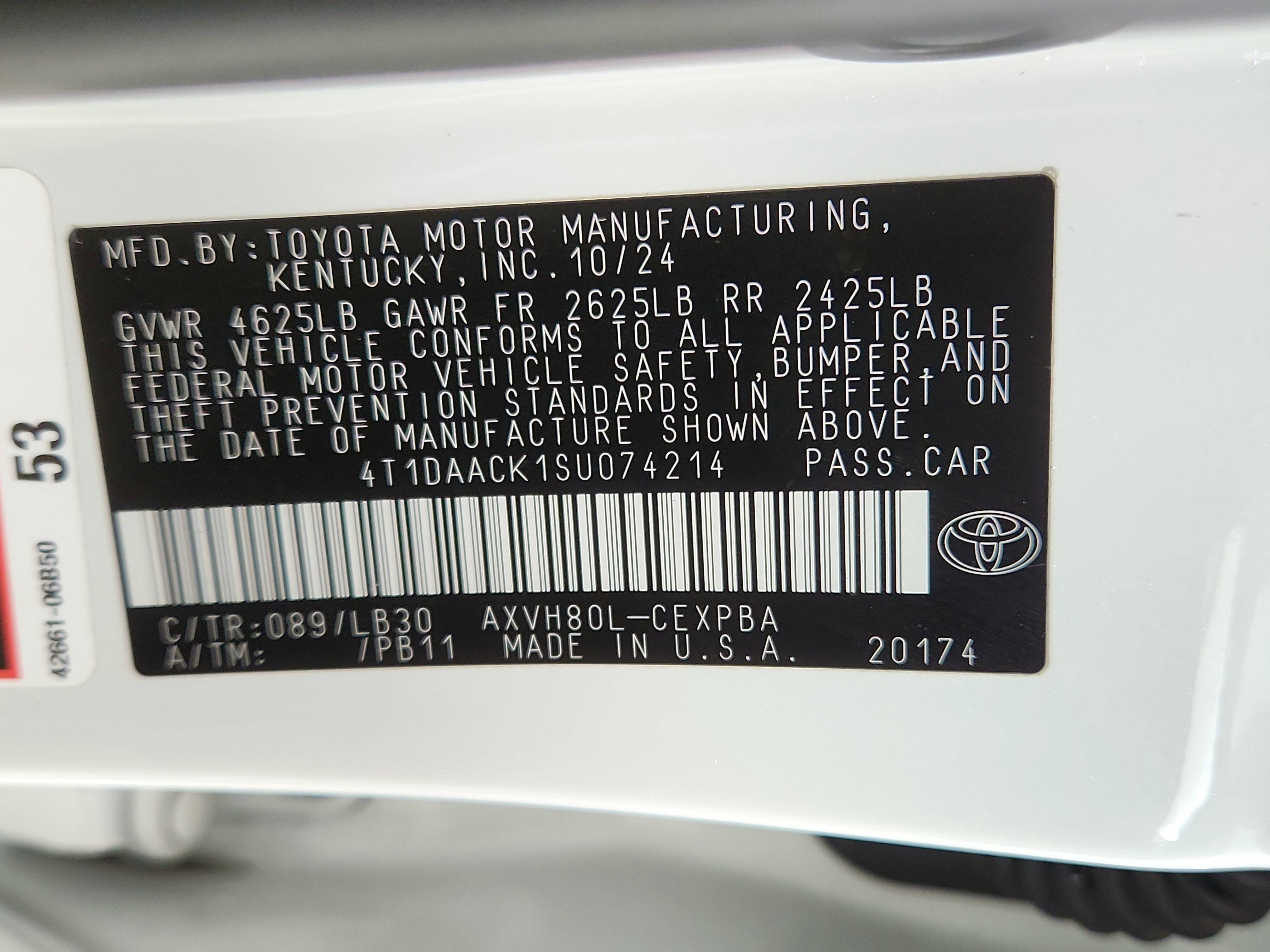 2025 Toyota Camry Base