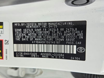 2025 Toyota Camry SE