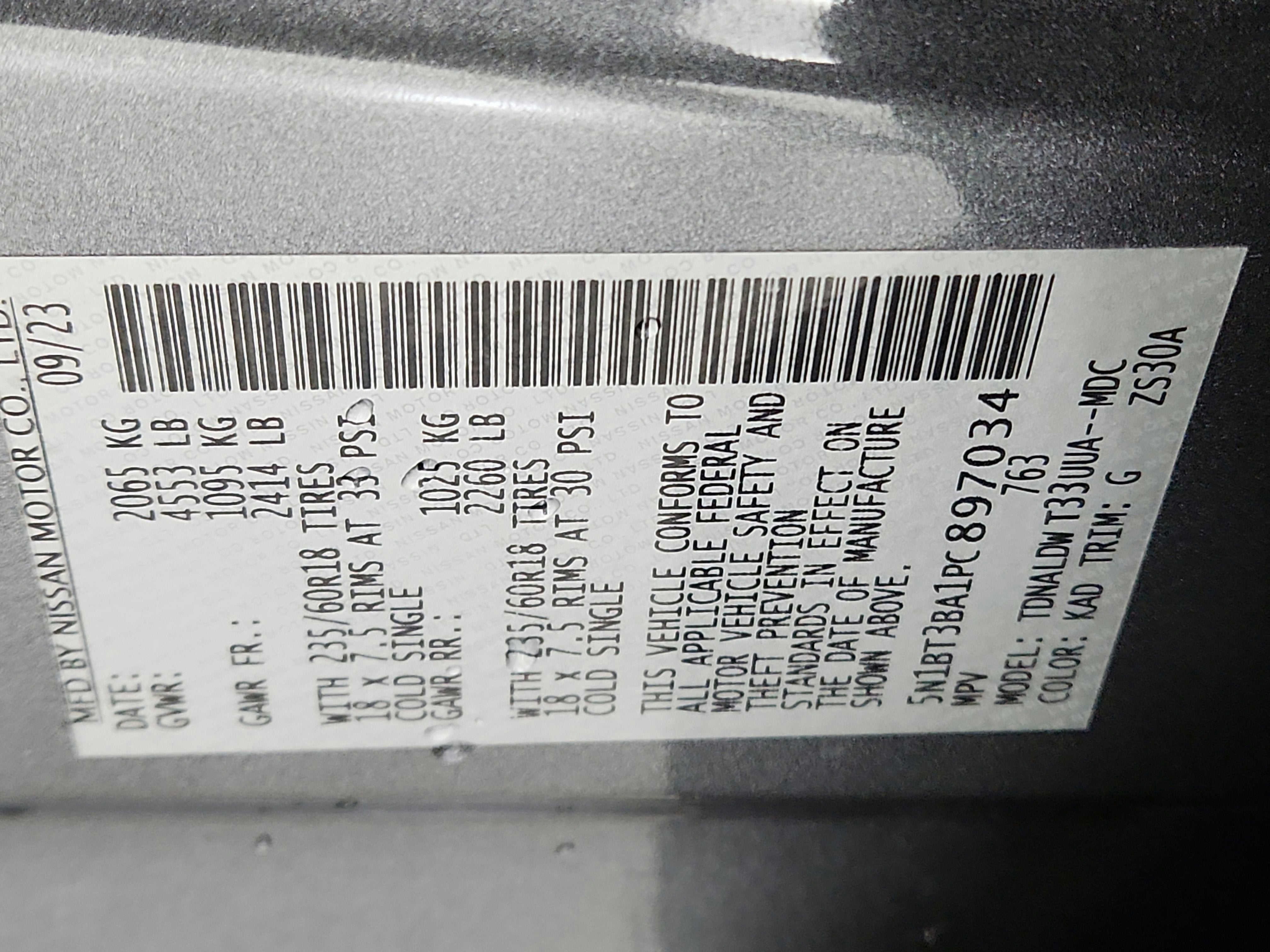 2023 Nissan Rogue SV