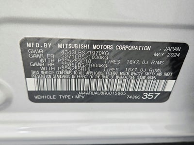2024 Mitsubishi Outlander Sport SE 2.0 AWC