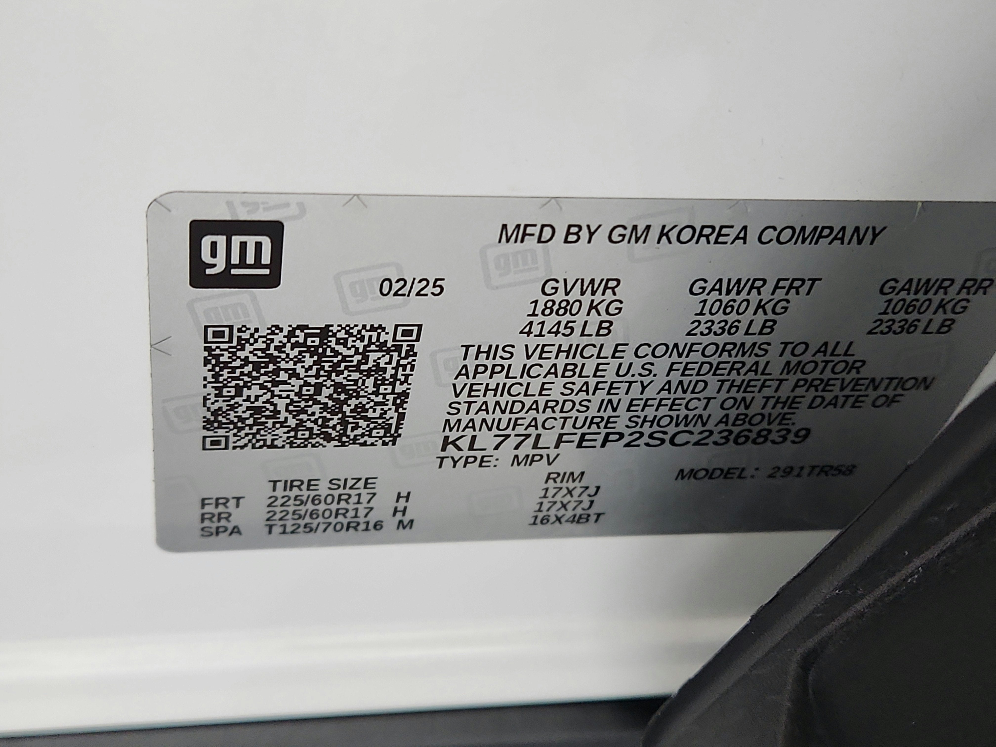2025 Chevrolet Trax FWD 4dr LS