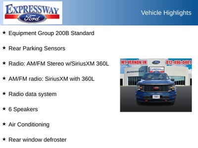 2025 Ford F-150 STX 4WD SuperCrew 5.5' Box