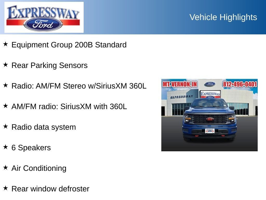 2025 Ford F-150 STX 4WD SuperCrew 5.5' Box